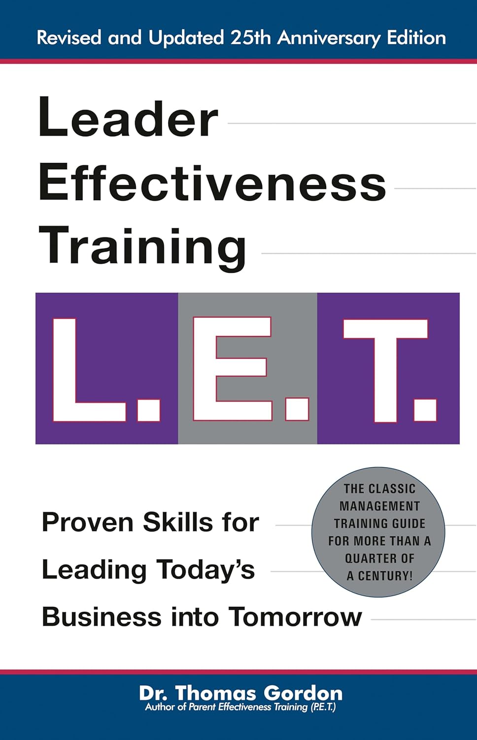 Leader Effectiveness Training Book Cover